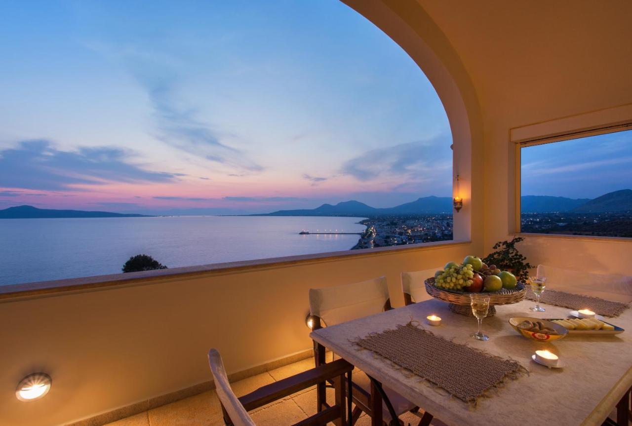 Villa Itis Superb Residence With Balcony & Panoramic View Neápolis 外观 照片